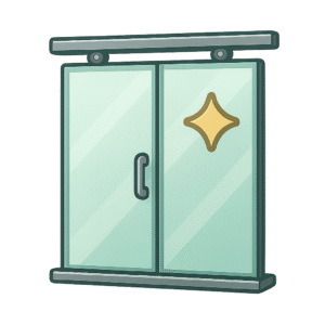 Feronerie durabila usi glistante sticla keepline