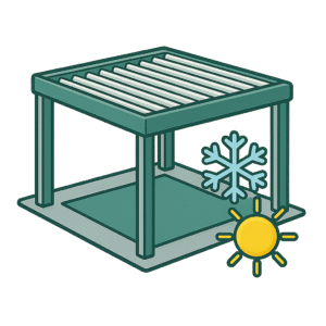 confort climatic pergole