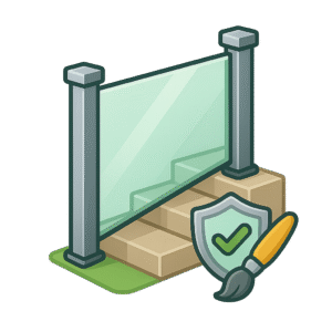 design personalizat balustrada sticla