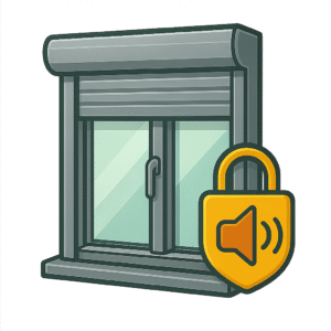 izolare fonica si intimitate rulouri exterioare aluminiu